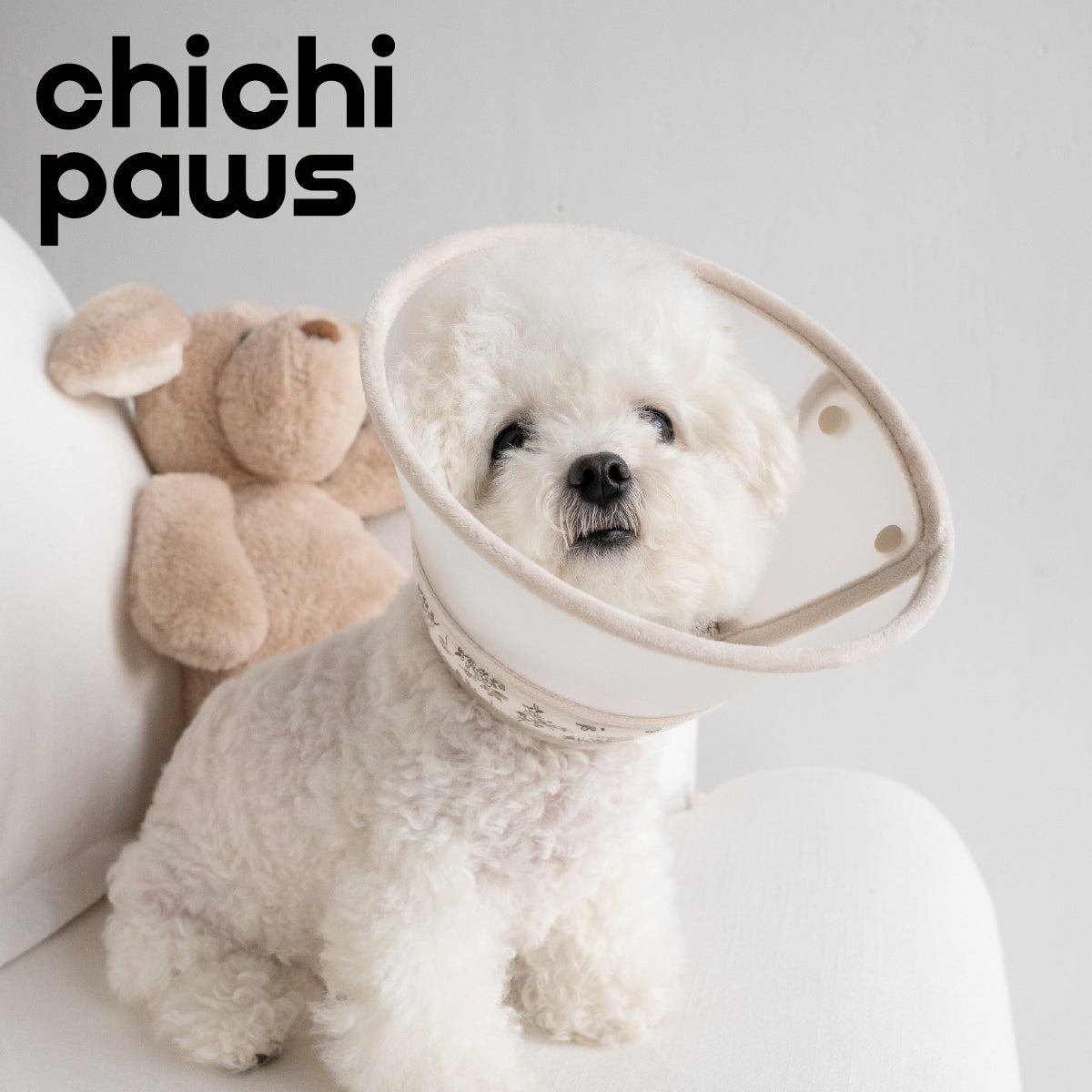 chichipaws 防護伊麗莎白圈｜抗菌全棉面料 PP穩定支撐 術後防舔咬