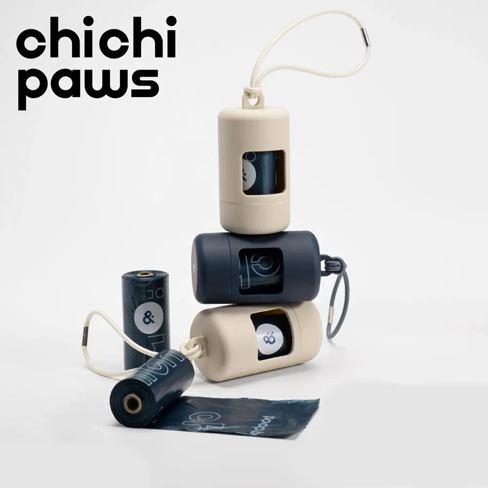 chichipaws 寵物撿便器｜掛繩式設計・ABS堅固材質・環保加厚降解袋・時尚遛狗配件