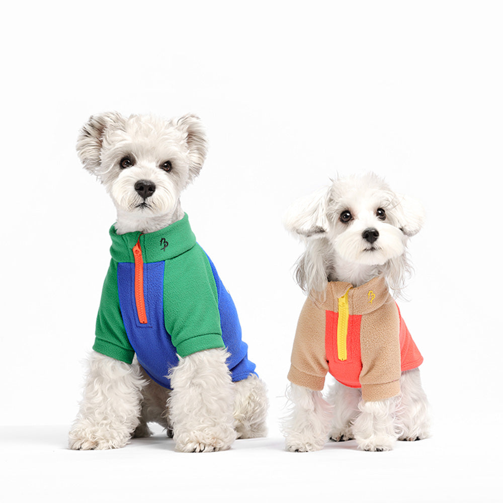 Blue Port 撞色插肩半開衫