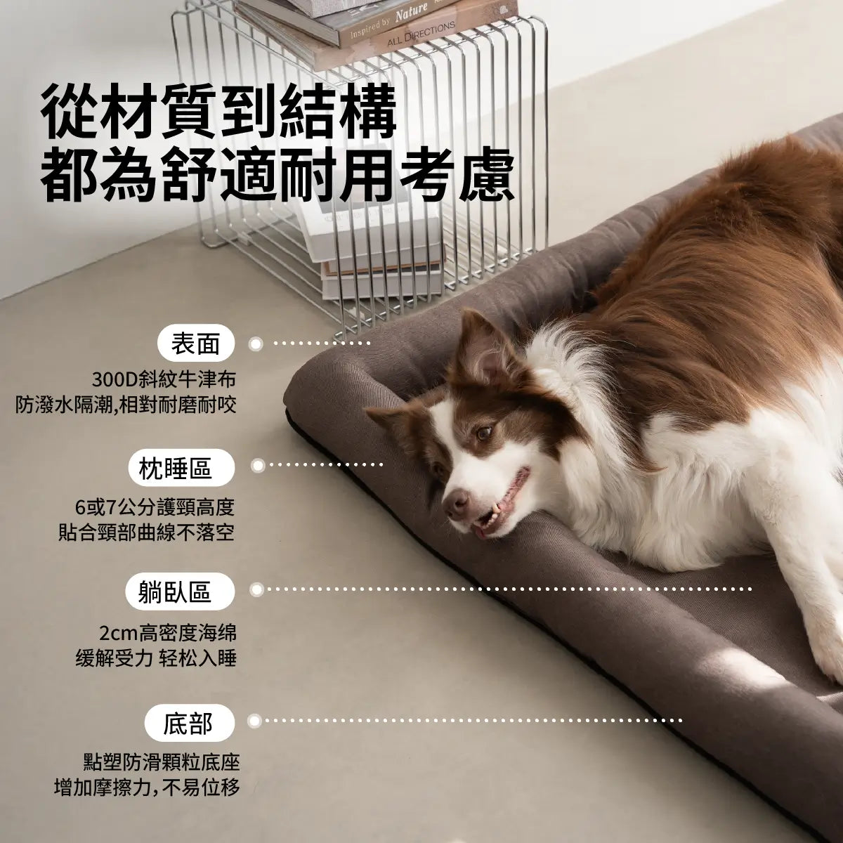 chichipaws 四季耐用寵物墊｜300D耐磨牛津布・防潑水防潮・不沾毛設計・全犬種適用