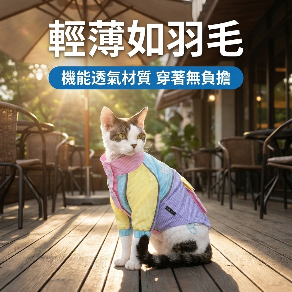 Blue Port 拼色機能防曬外套