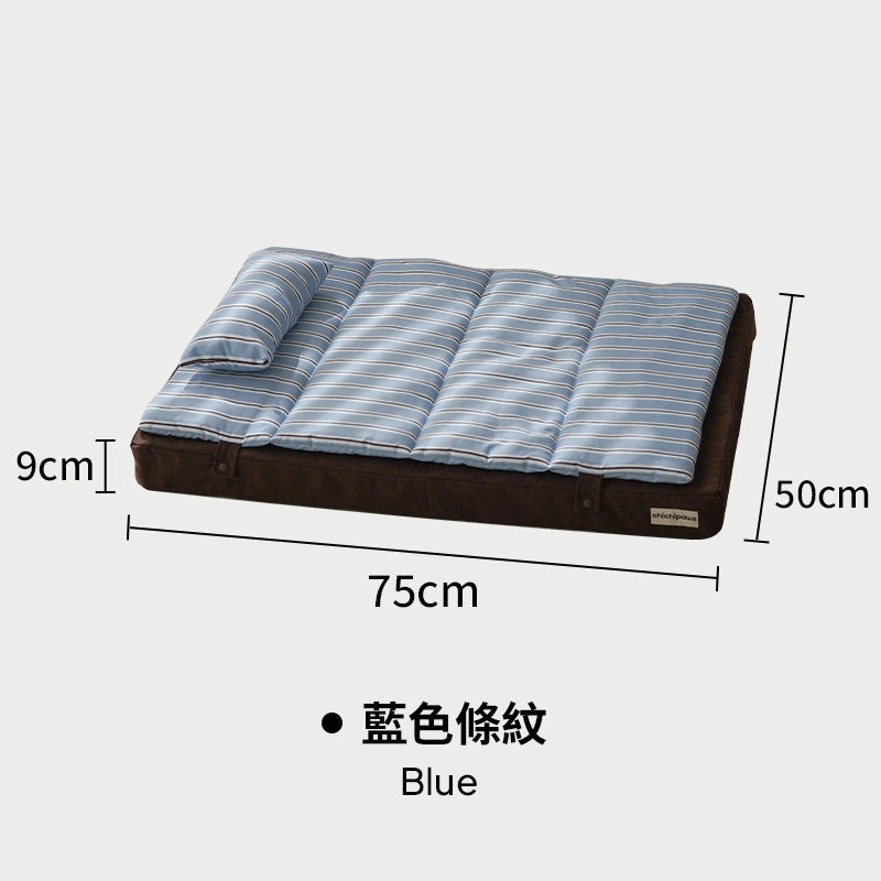 chichipaws 會呼吸的寵物床：4D 空氣纖維內芯，全墊可水洗、防蟎防臭