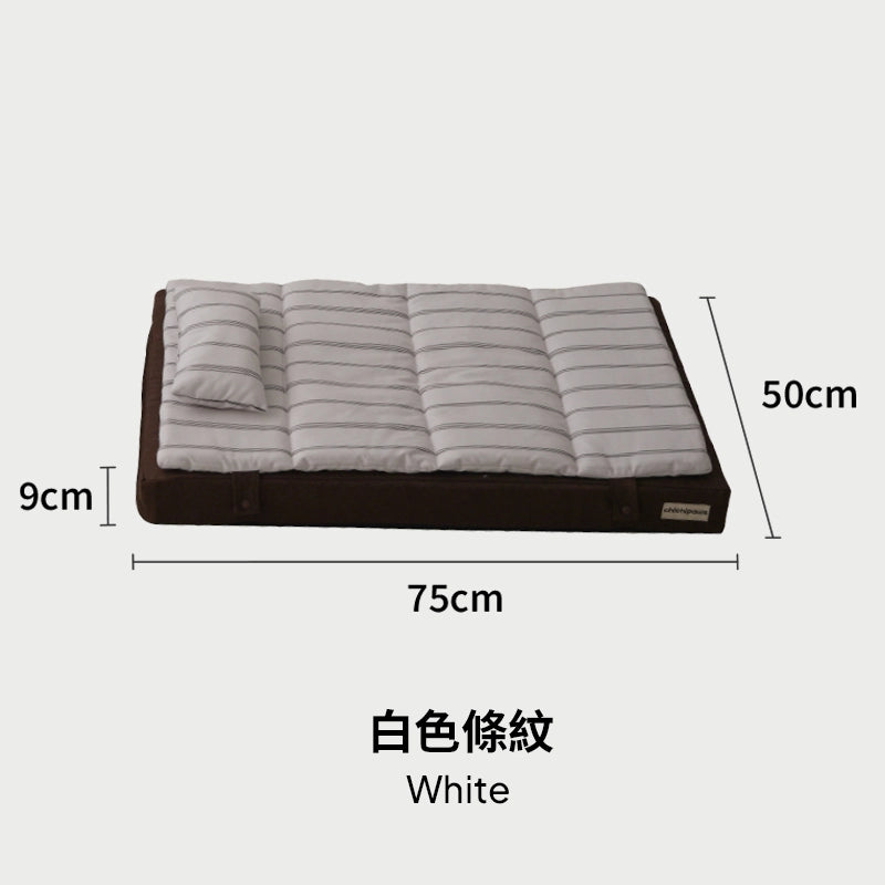 chichipaws 會呼吸的寵物床：4D 空氣纖維內芯，全墊可水洗、防蟎防臭