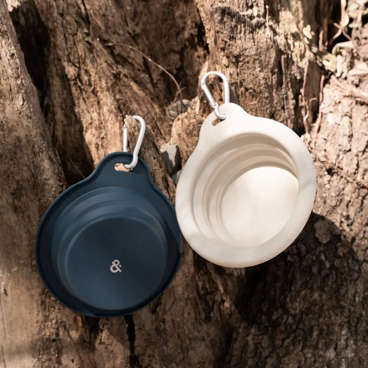chichipaws 母嬰級寵物矽膠摺疊碗｜FDA認證・不含BPA・耐高溫200°C・極輕量登山扣
