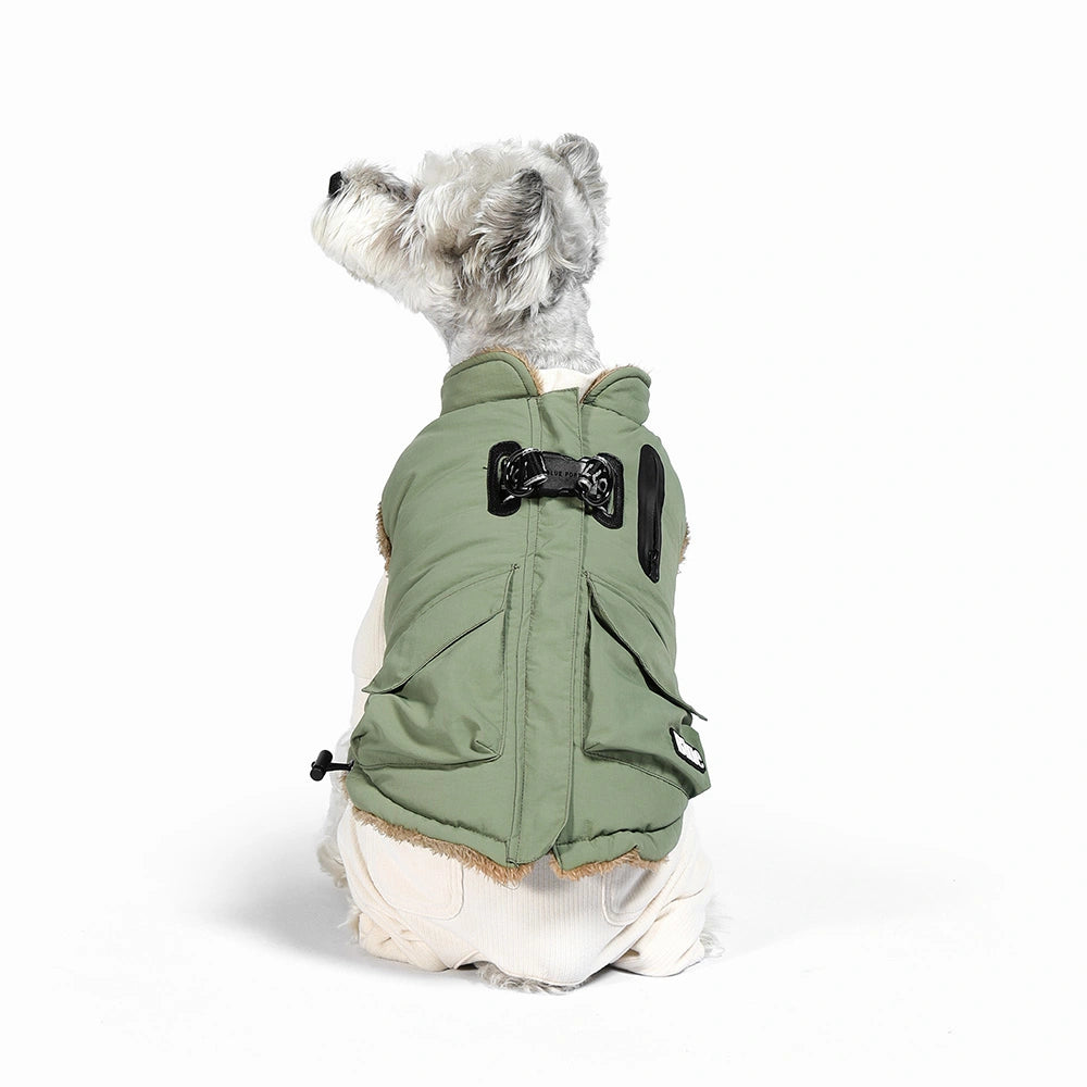 Blue Port 復古鋪棉工裝外套