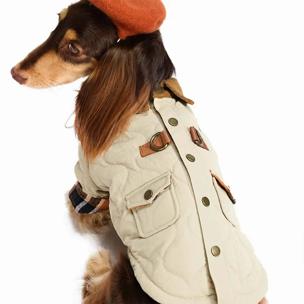 Blue Port 復古絎縫工裝外套