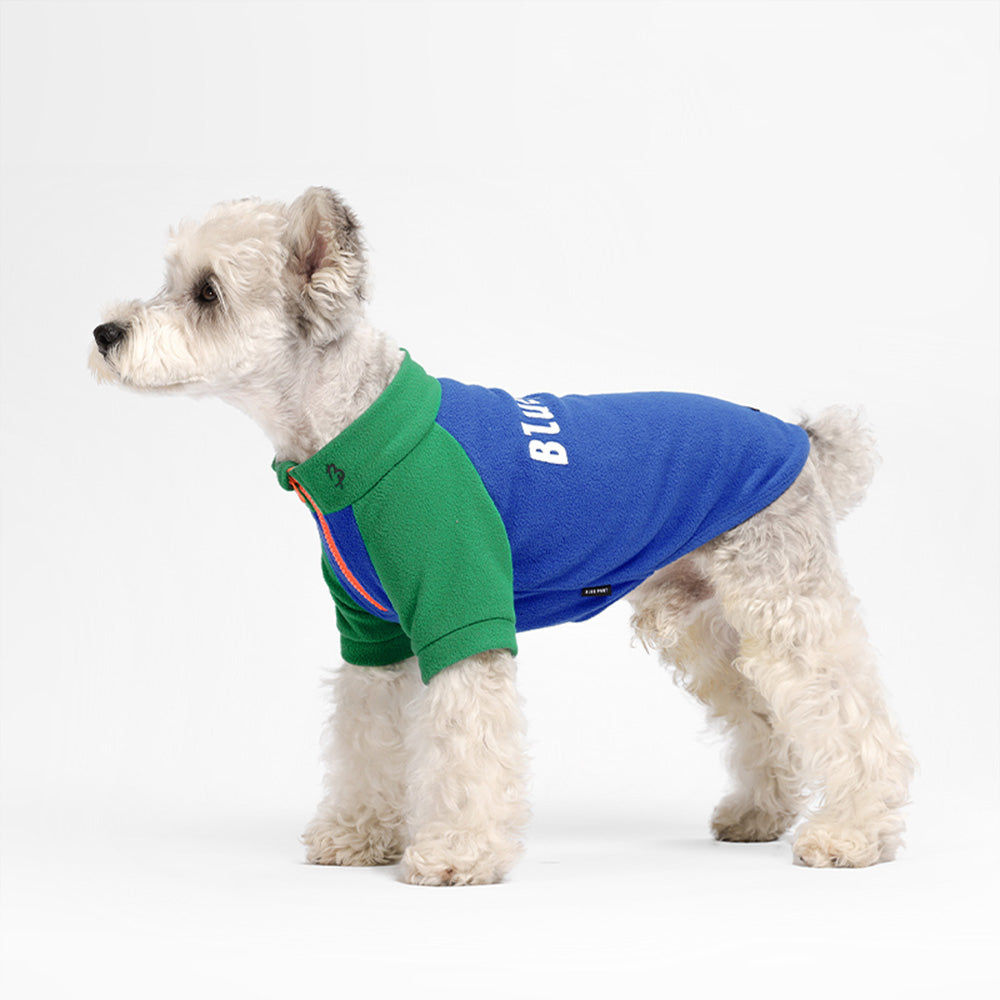 Blue Port 撞色插肩半開衫