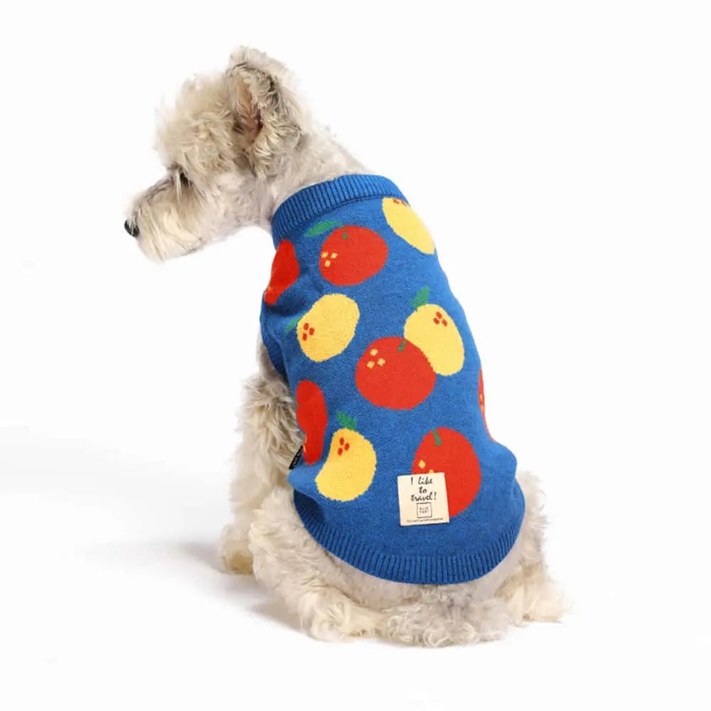 Blue Port 橘子毛衣背心