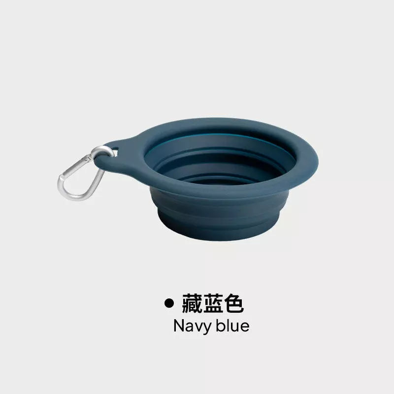 chichipaws 母嬰級寵物矽膠摺疊碗｜FDA認證・不含BPA・耐高溫200°C・極輕量登山扣