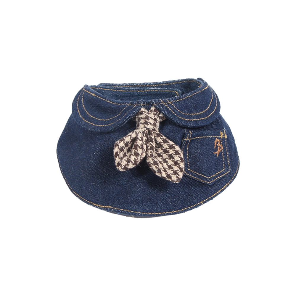 【新品預購中】Blue Port 牛仔復古領巾 圍兜