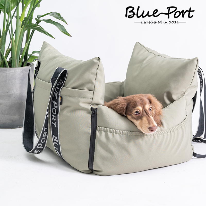 Blue Port CORDURA®寵物車載窩，可當汽車座椅與寵物睡墊