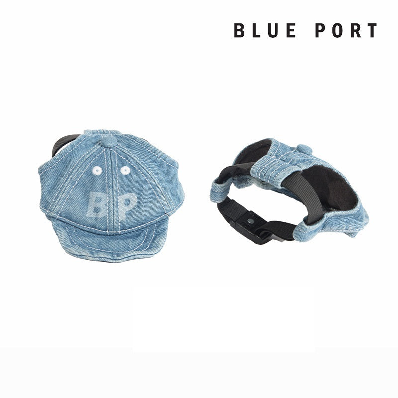 棒球帽造型設計，戶外活動必備的狗狗遮陽帽｜Blue Port
