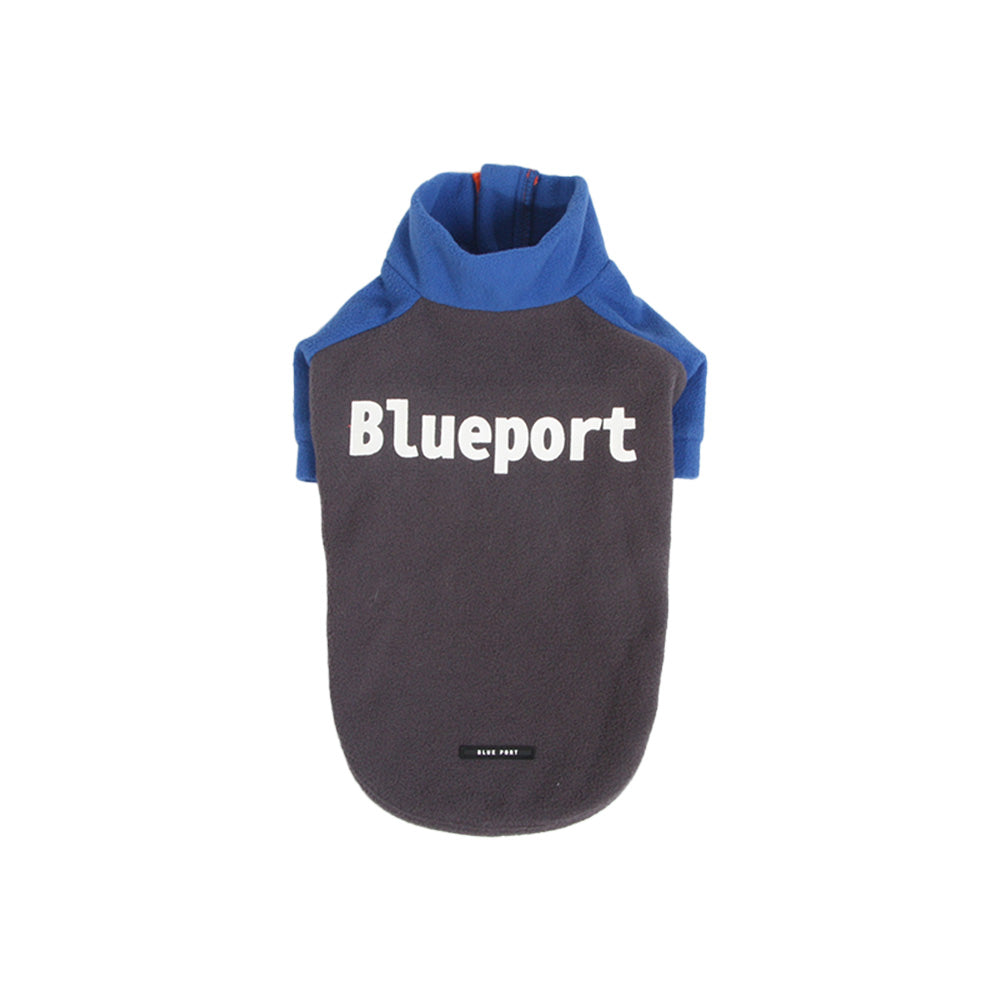 Blue Port 撞色插肩半開衫